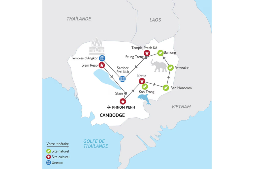 Circuit Immersif Cambodge authentique : village au bord du Mékong