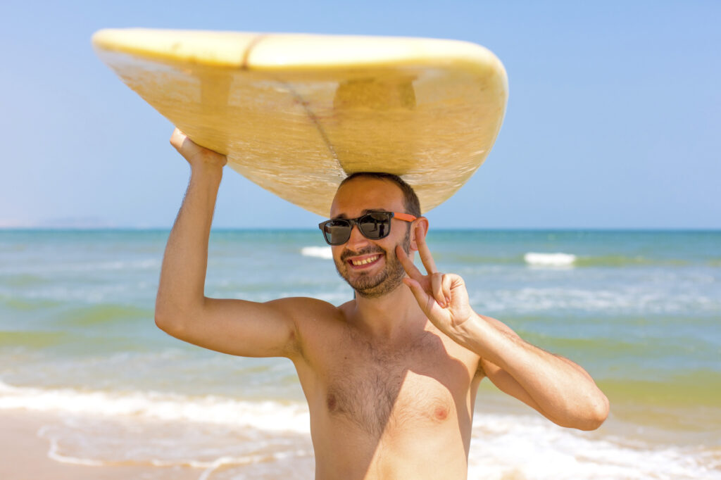 Fensterfolie Surfing Beach