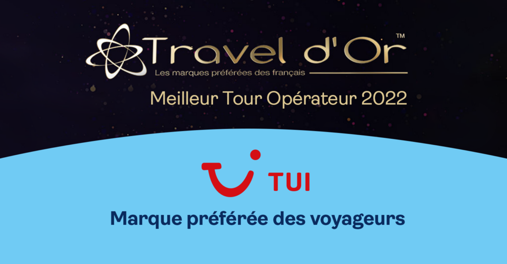 Travel d'Or 2022 - TUI France