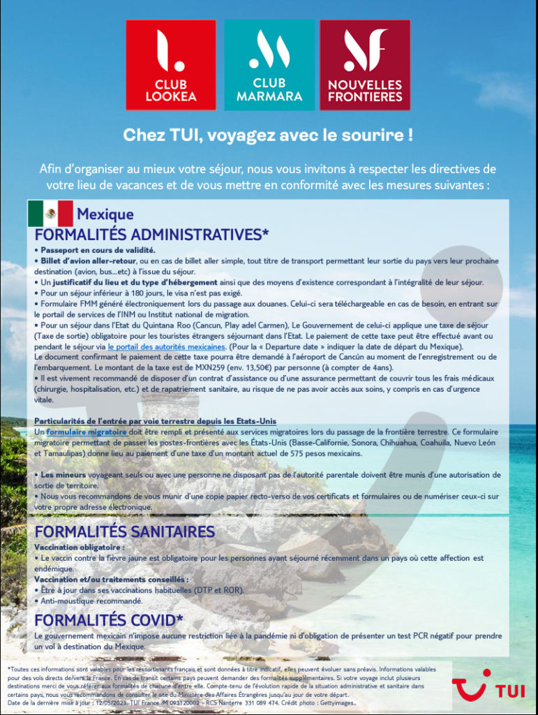 PDF formalités mexique 