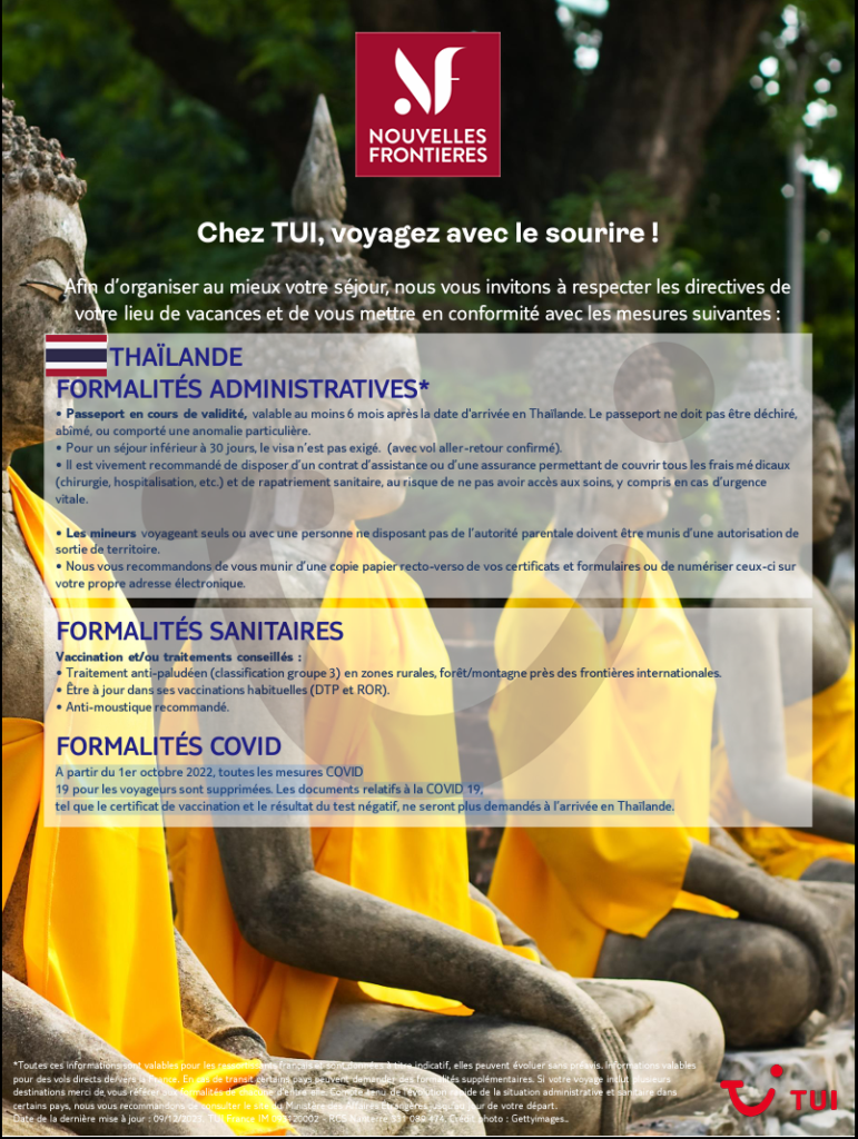 PDF Formalités Thaïlande