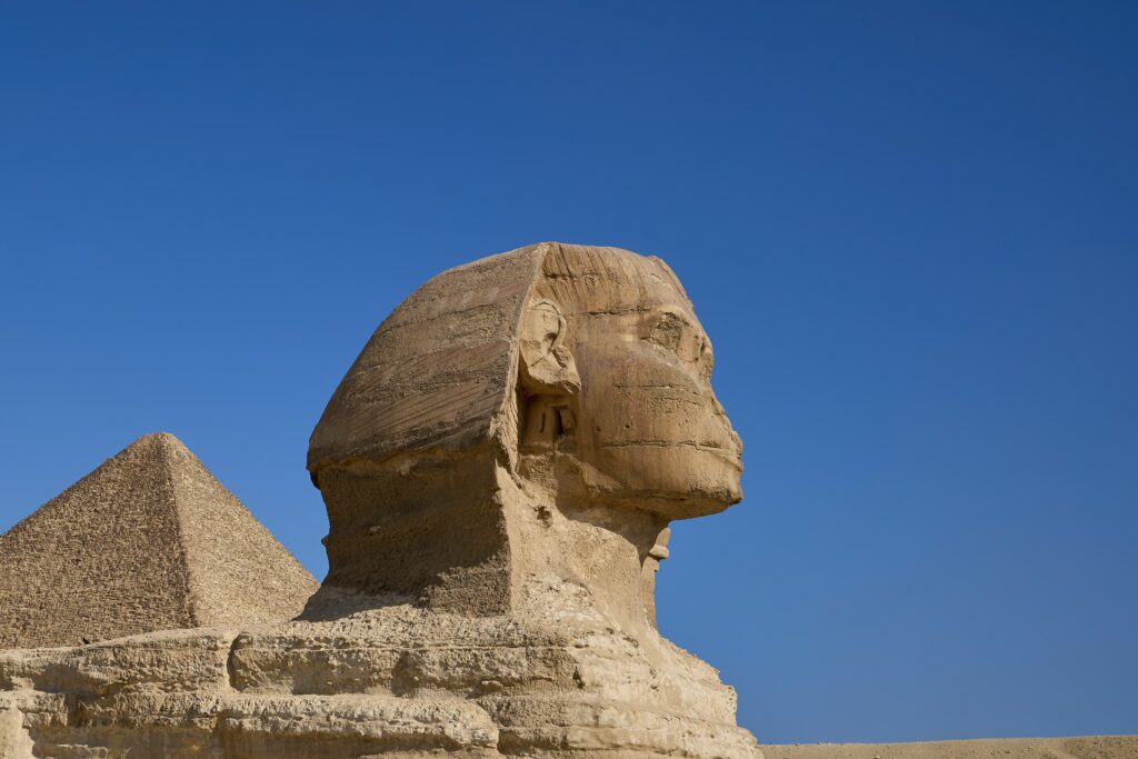 Pyramides de Gizeh et le Sphinx en Egypte